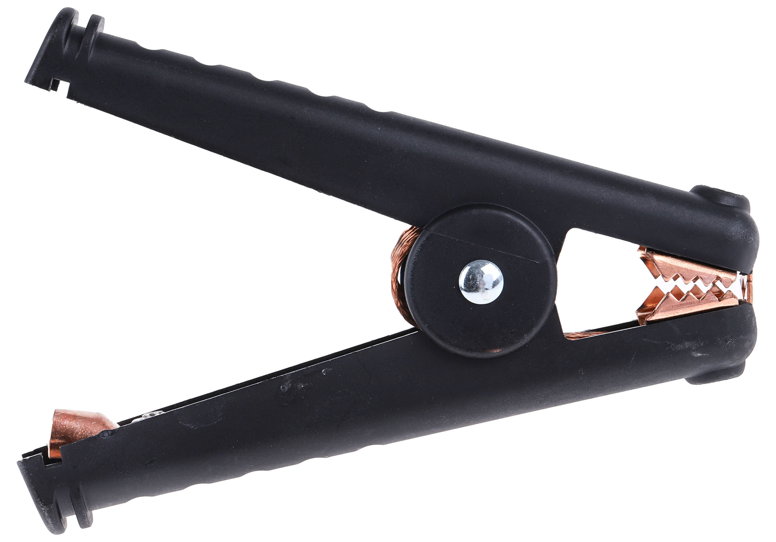 Mueller Electric Crocodile Clip, Copper Contact, 300A, Black