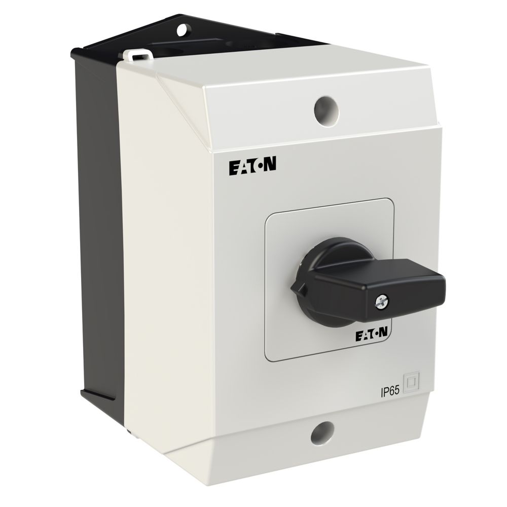 Eaton, 3P 3 Position 45° Motor Reversing Cam Switch, 690V (Volts), 20A, Short Thumb Grip Actuator