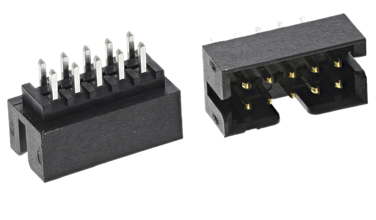 Molex Milli-Grid Series Straight Through Hole PCB Header, 10 Contact(s), 2 mm Pitch, 2 Row, Shrouded