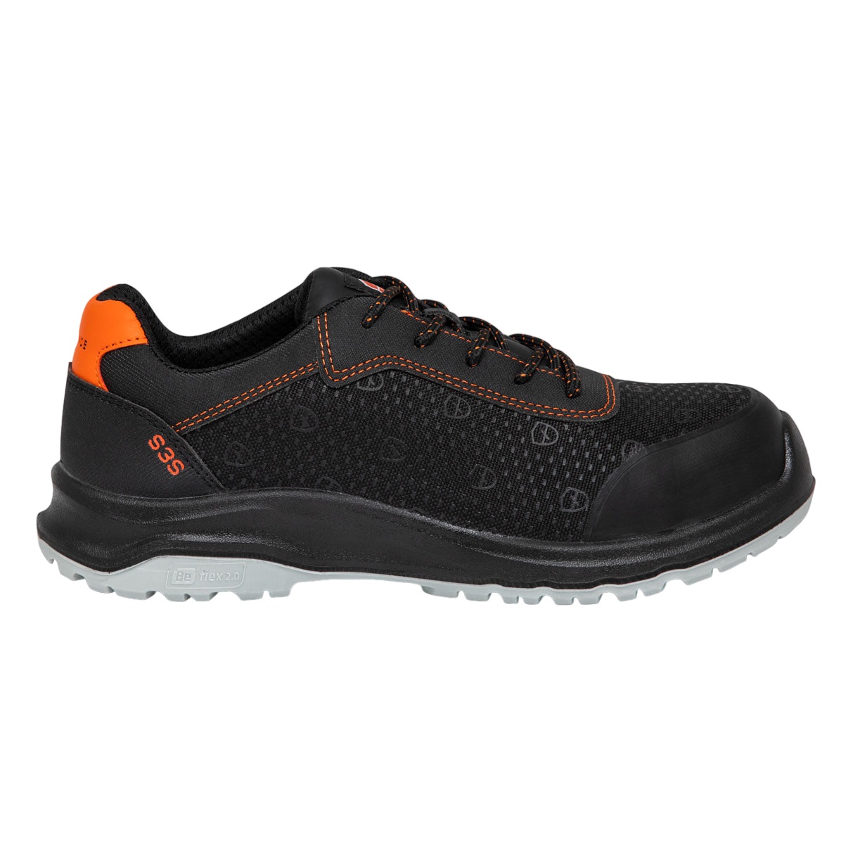 Parade RALLYE Unisex Black Safety Trainers, UK 8, EU 42