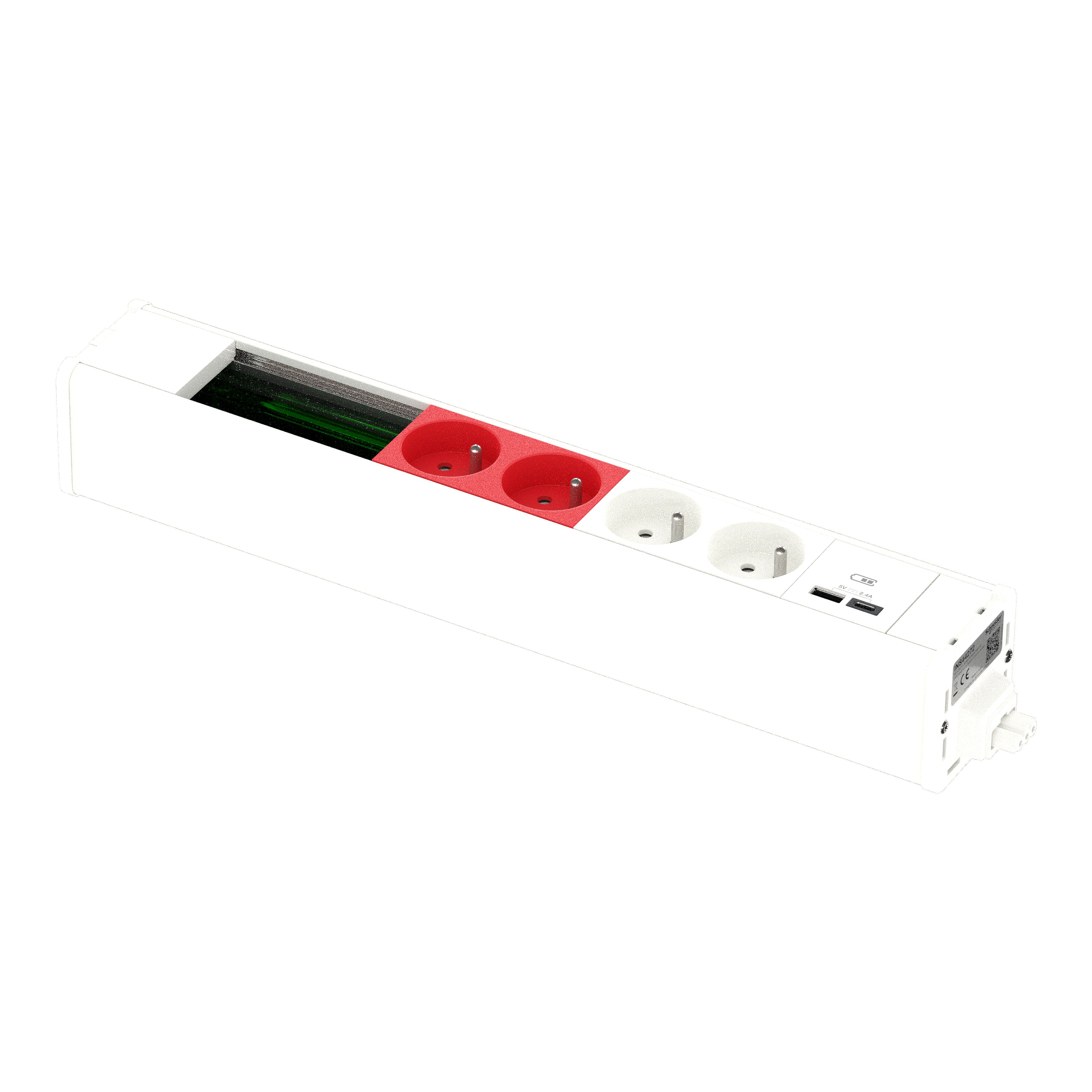 Schneider Electric Jack Socket Surface Mount VDI Socket Socket 3.1A