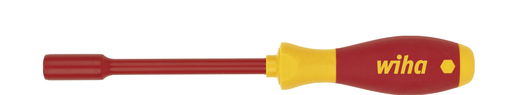 Wiha Hex Bit Holder Screwdriver, 7 mm Tip, 125 mm Blade, 243 mm Overall