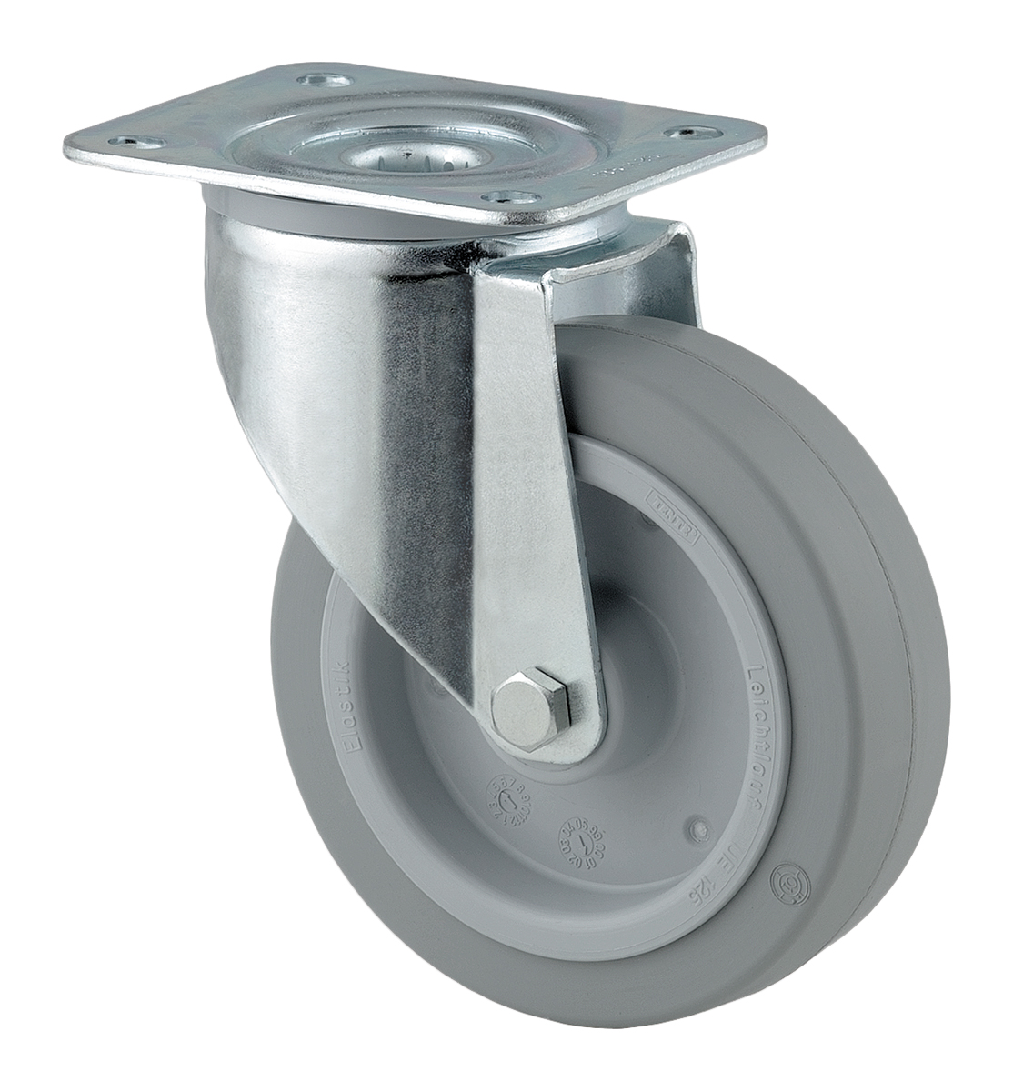 Tente Swivel Castor Wheel, 400kg Capacity, 200mm Wheel