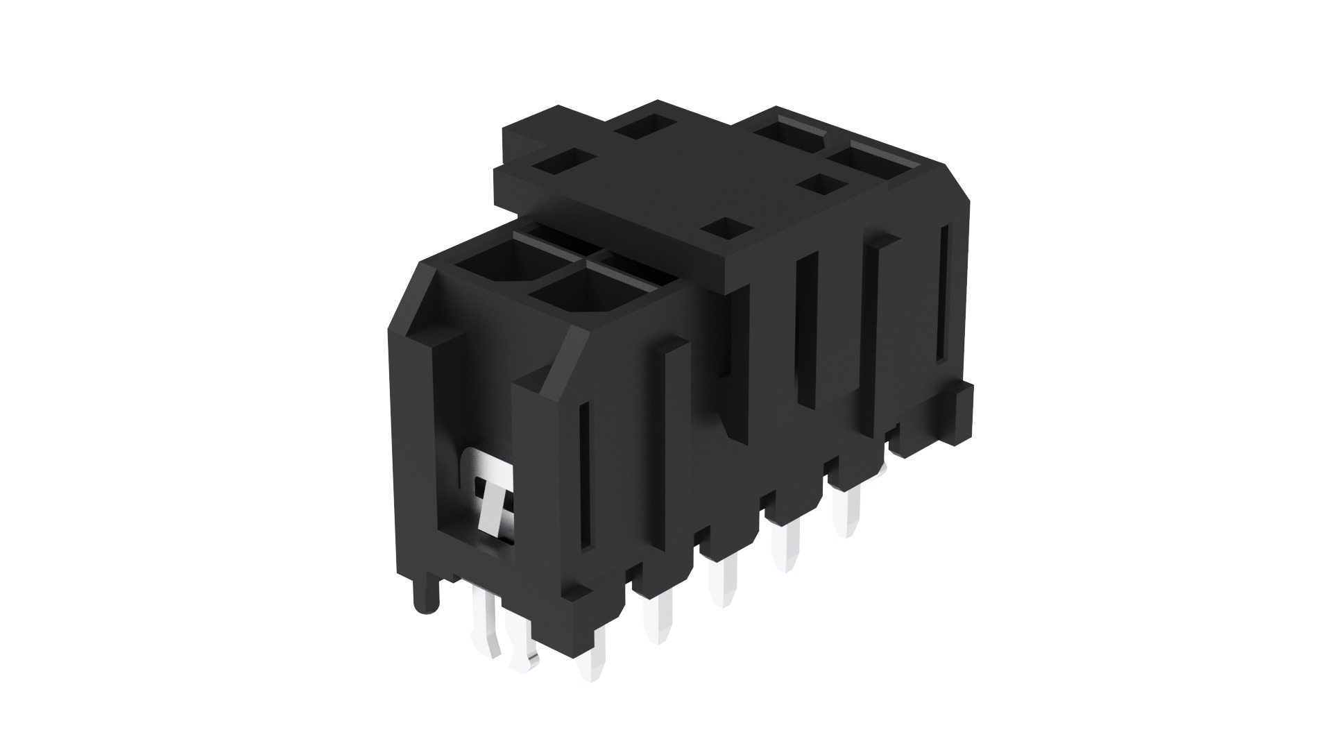 Amphenol Communications Solutions G88MP101028 Series Vertical Board Mount PCB Socket, 10-Contact, 2-Row, 3mm Pitch,