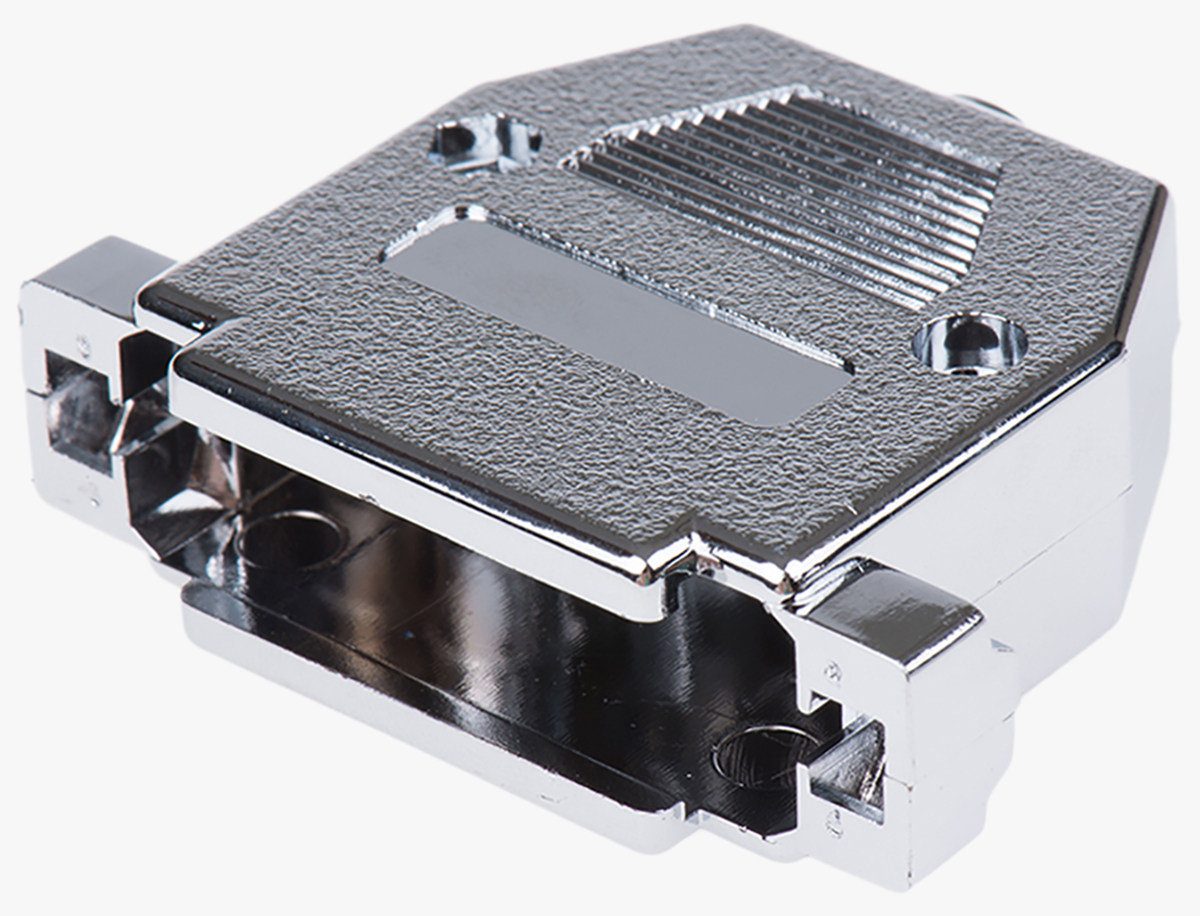MH Connectors MHCCOV-MP Series ABS D Sub Backshell, 25 Way, Strain Relief