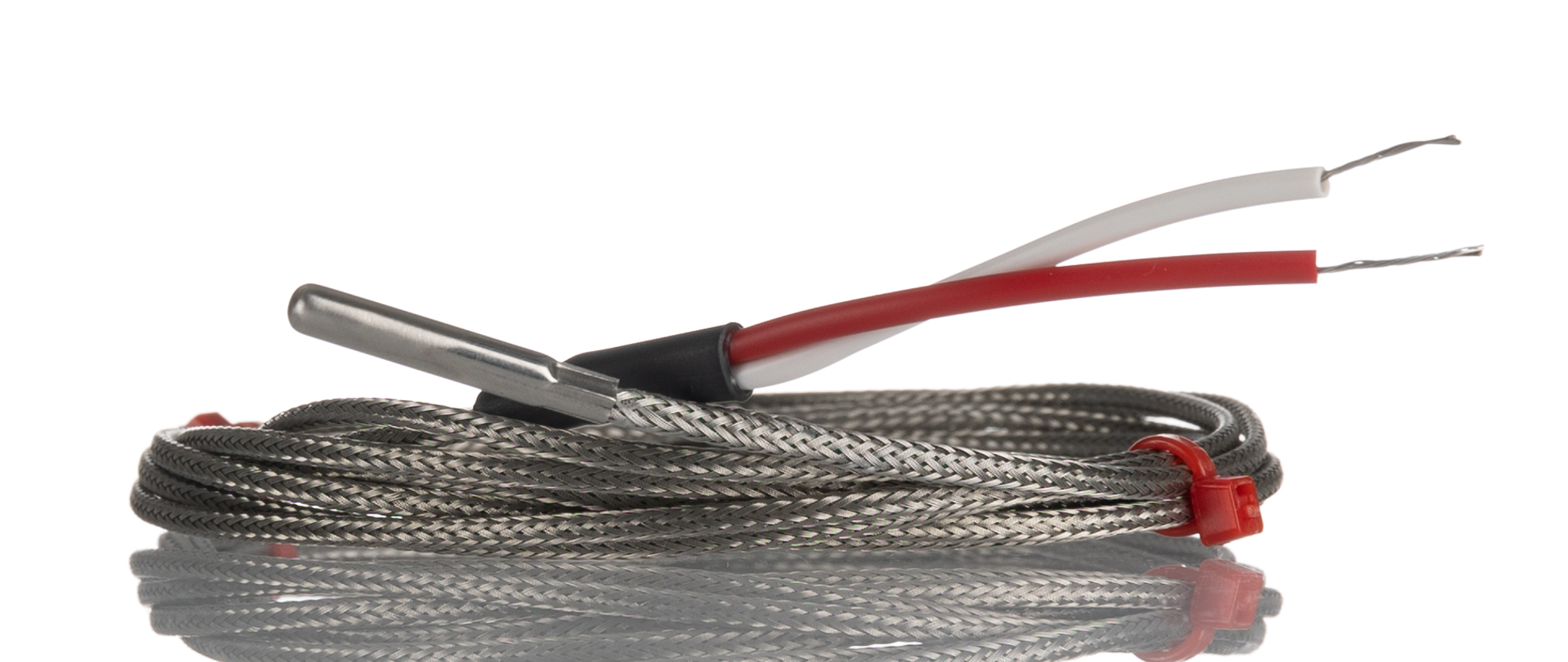 RS PRO Type K Grounded Thermocouple 25mm Length, 4mm Diameter, -60°C → +350°C