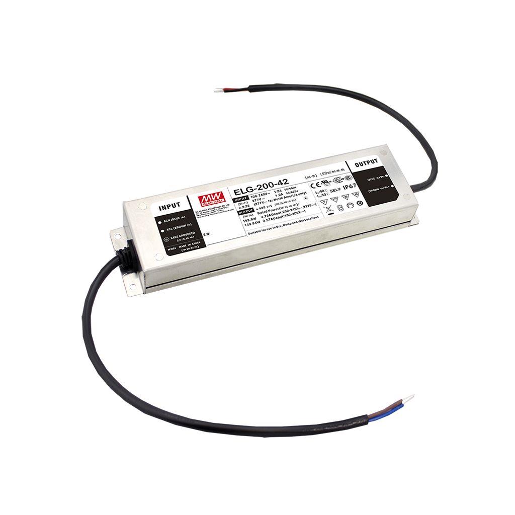 MEAN WELL LED Driver, 12V Output, 200W Output, 16A Output, Constant Current / Constant Voltage