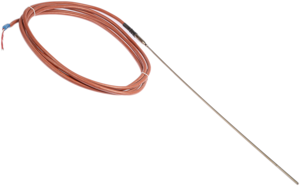 Jumo PT100 RTD Sensor, 3mm Dia, 300mm Long, 3 Wire, Probe, Class B +600°C Max