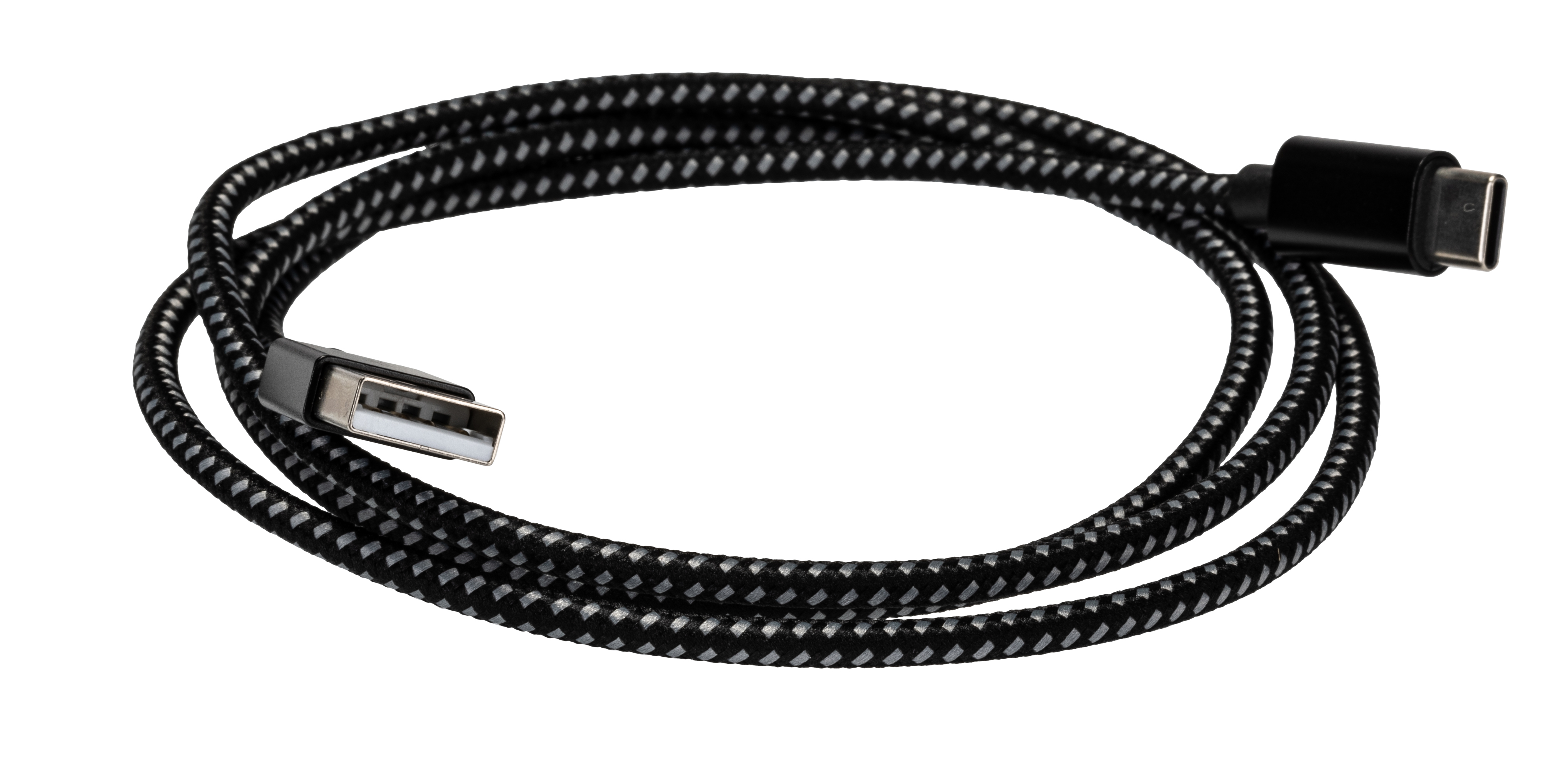 RS PRO USB 2.0, Male USB A to Male USB C, 480Mbps, 1m, 15W