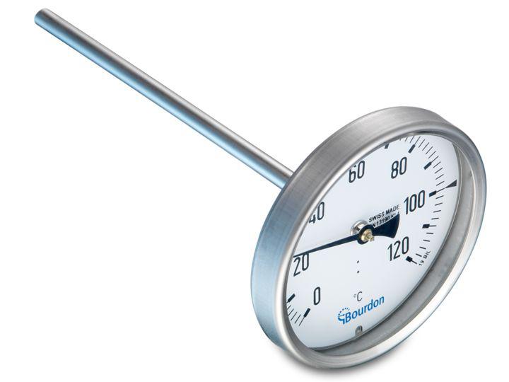 Bourdon Dial Thermometer, TBI100-254.146.13T