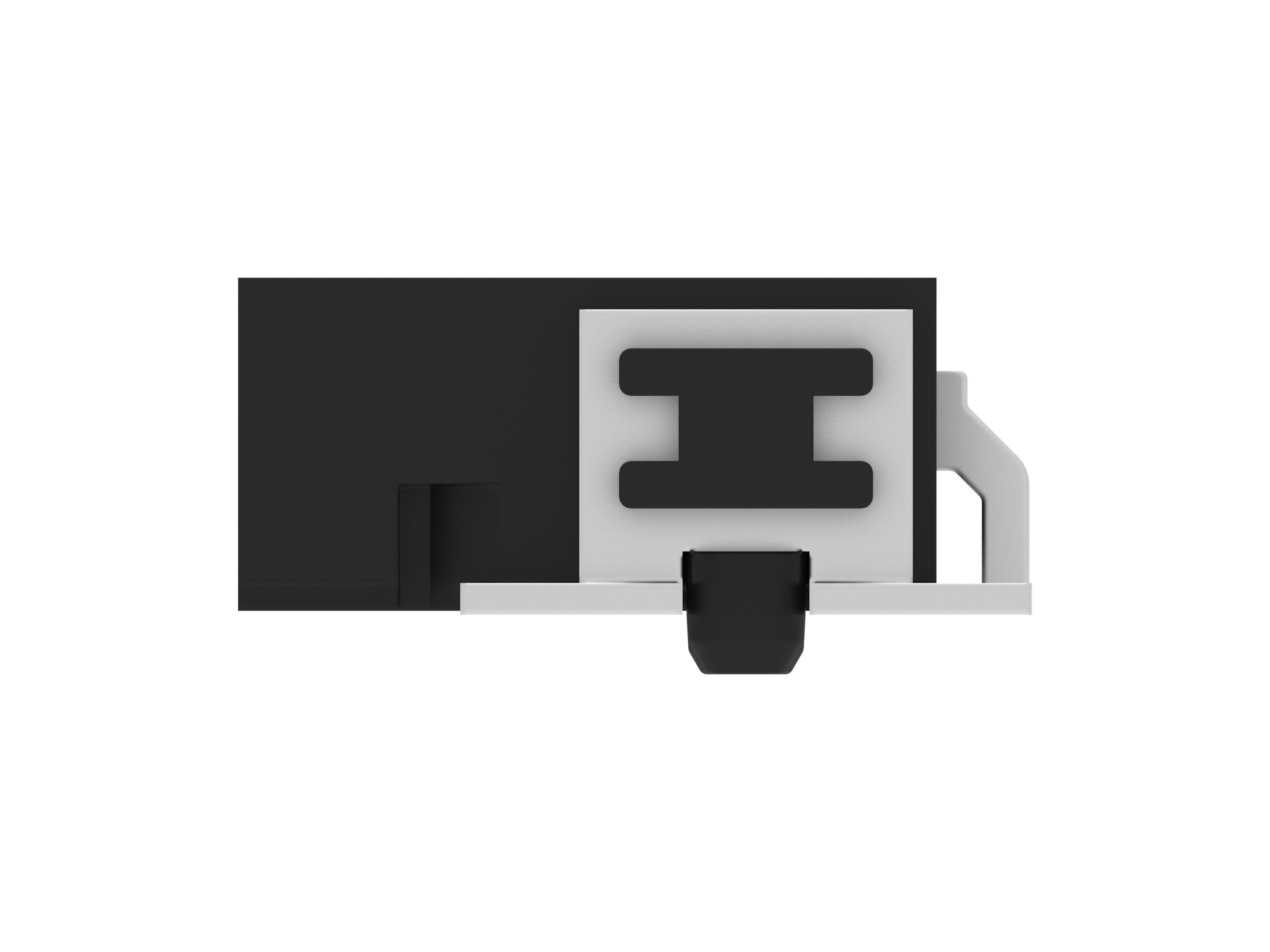 ERNI 354094 Series Vertical Surface PCB Header, 16 Contact(s), 1.27 mm Pitch, 2 Row, Shrouded