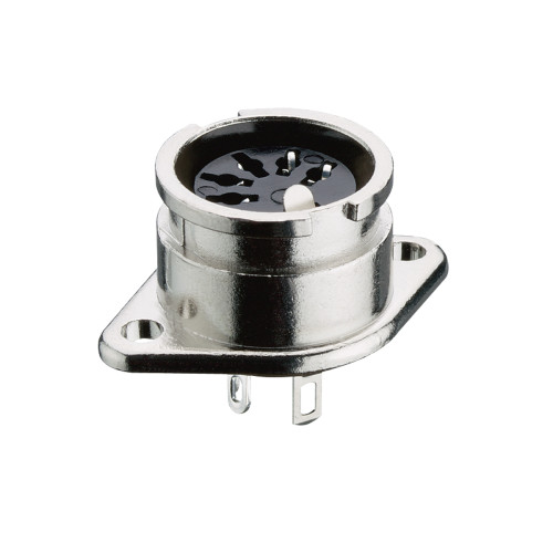 Lumberg, 0107 4 Pole Vertical Din, 4A, 100 V AC, Bayonet, Socket, Solder Mount