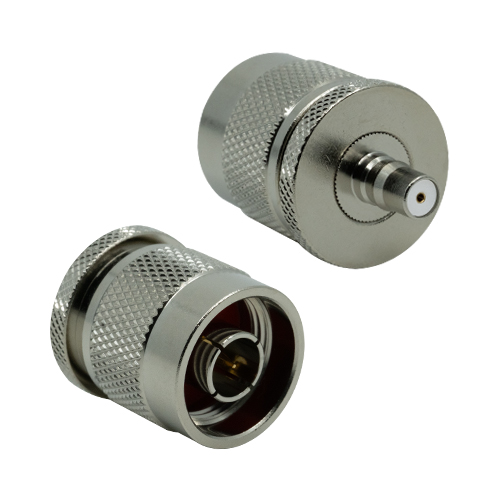 Siretta Straight Coaxial Adapter QMA Socket to N Plug Plug