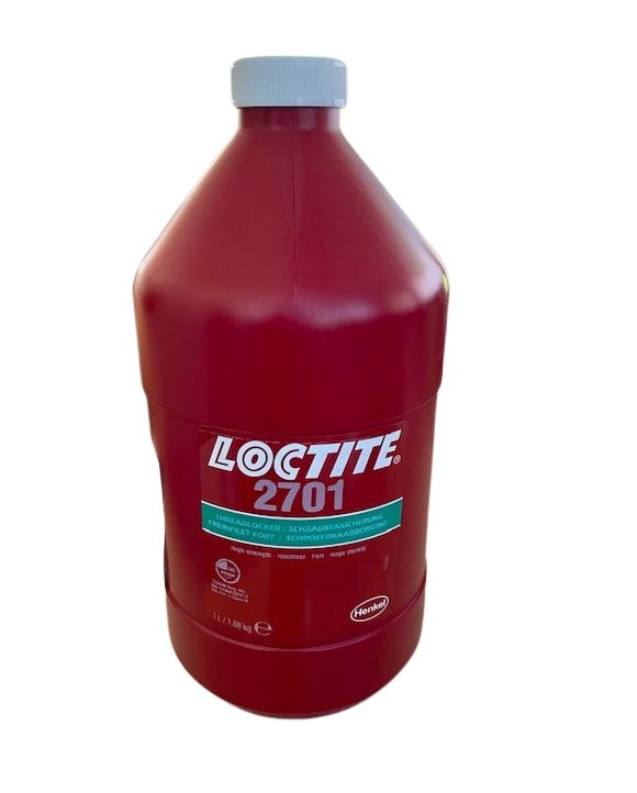 Loctite Loctite 2701 Green Thread lock, 1 L, 4 → 25 min Cure Time