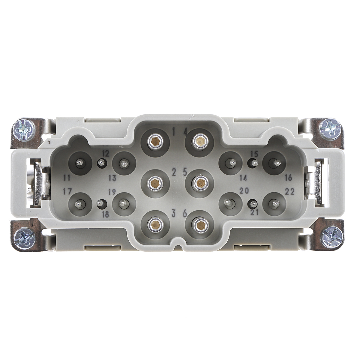 HARTING Heavy Duty Power Connector Insert, 10A, Male, Han K Series, 19 Contacts