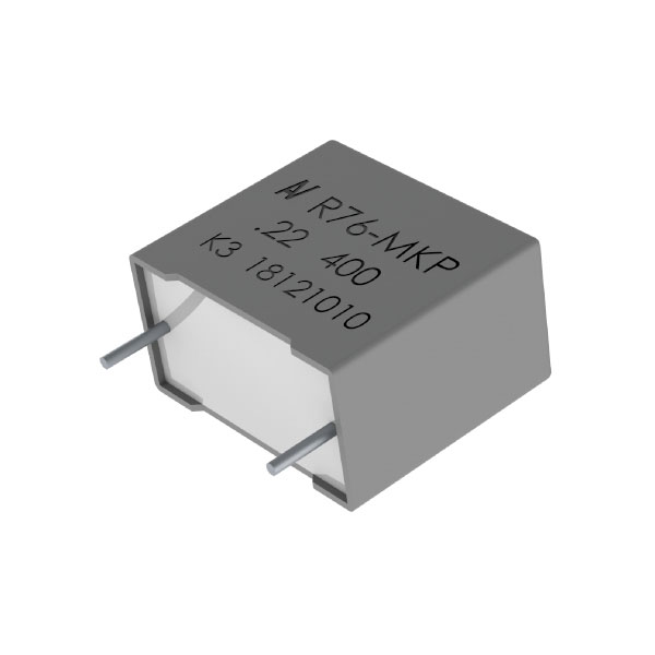 KEMET R76_125C Polypropylene Film Capacitor, 2 kV dc, 700 V ac, ±5%, 2.2nF, Through Hole