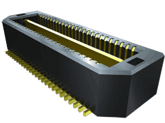 Samtec QTS Series PCB Header, 150 Contact(s), 0.64 mm Pitch, 2 Row, Shrouded