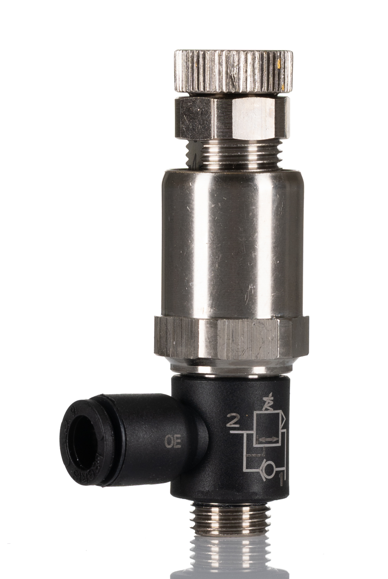 Legris 7300 Threaded Tube Regulator, G 1/8 Male x 6mm, 1/8 in