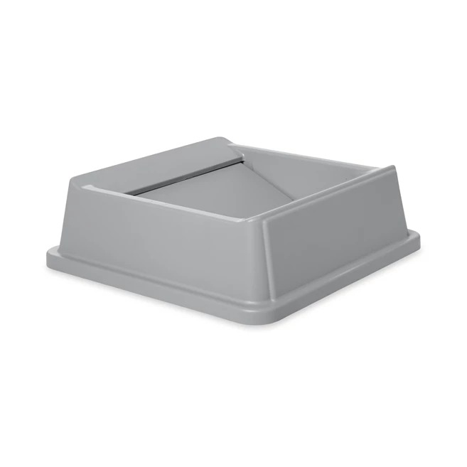Rubbermaid Commercial Products Grey Rubber Waste Bin Lid for Waste Bin, 158.8mm