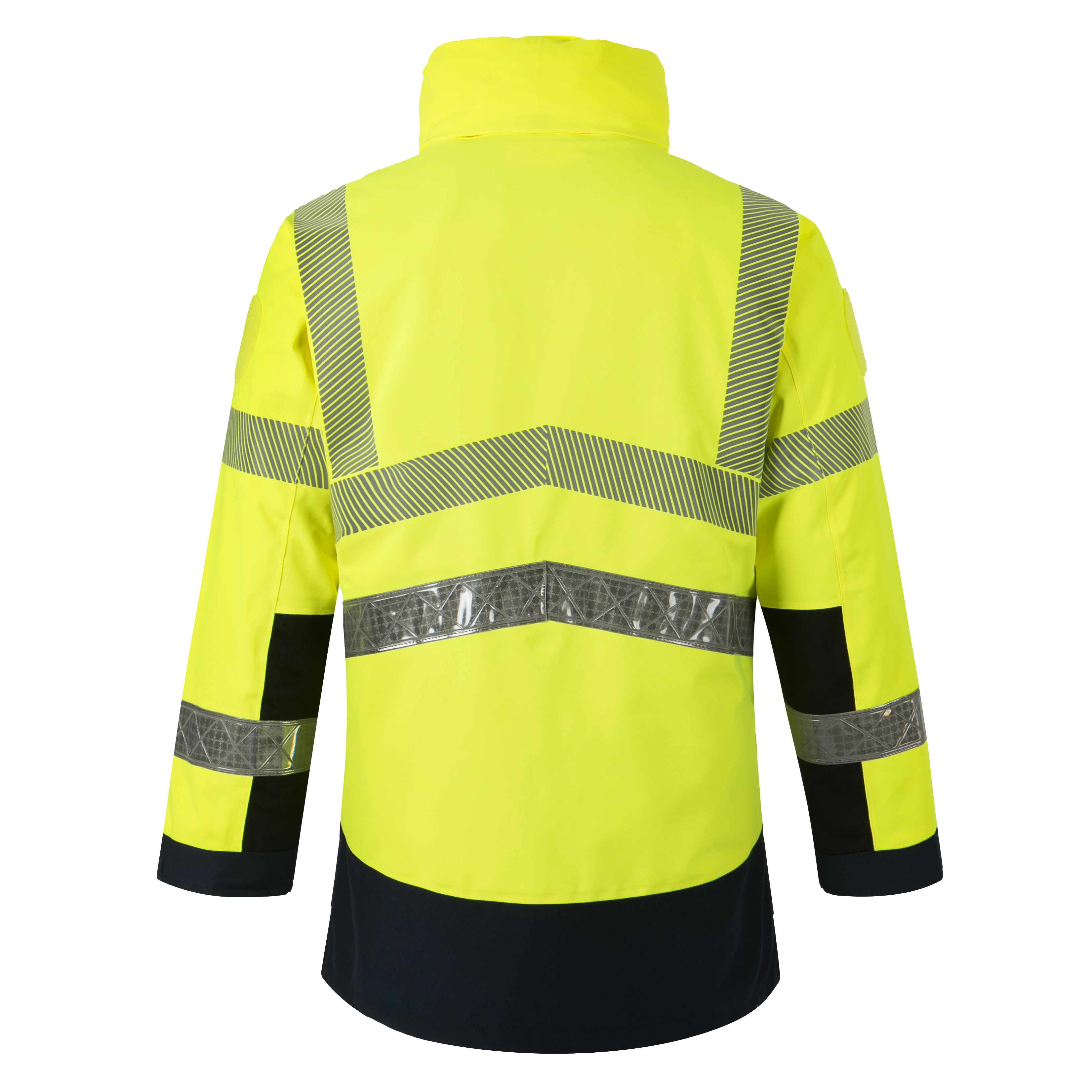 CODUPAL Lumina Yellow/Navy Unisex Hi Vis Jacket, M