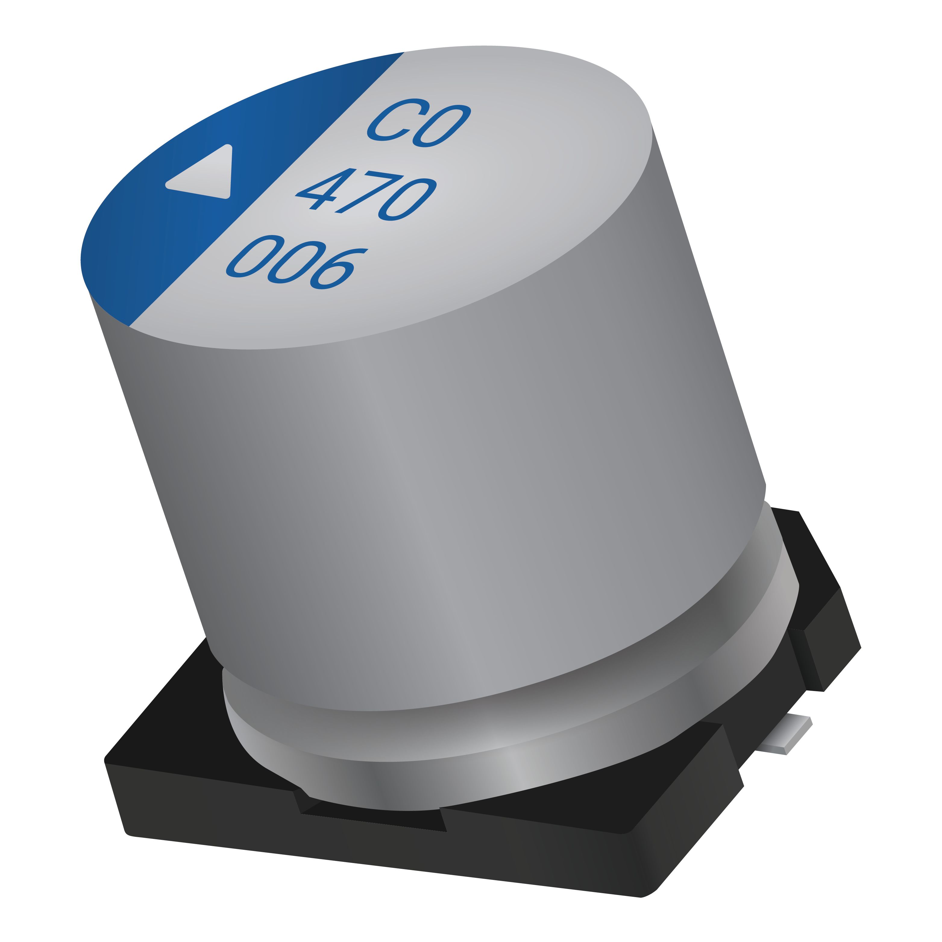 KYOCERA AVX 470μF Hybrid Aluminium Electrolytic Capacitor 25V dc, Surface Mount - AHC1012471M025R