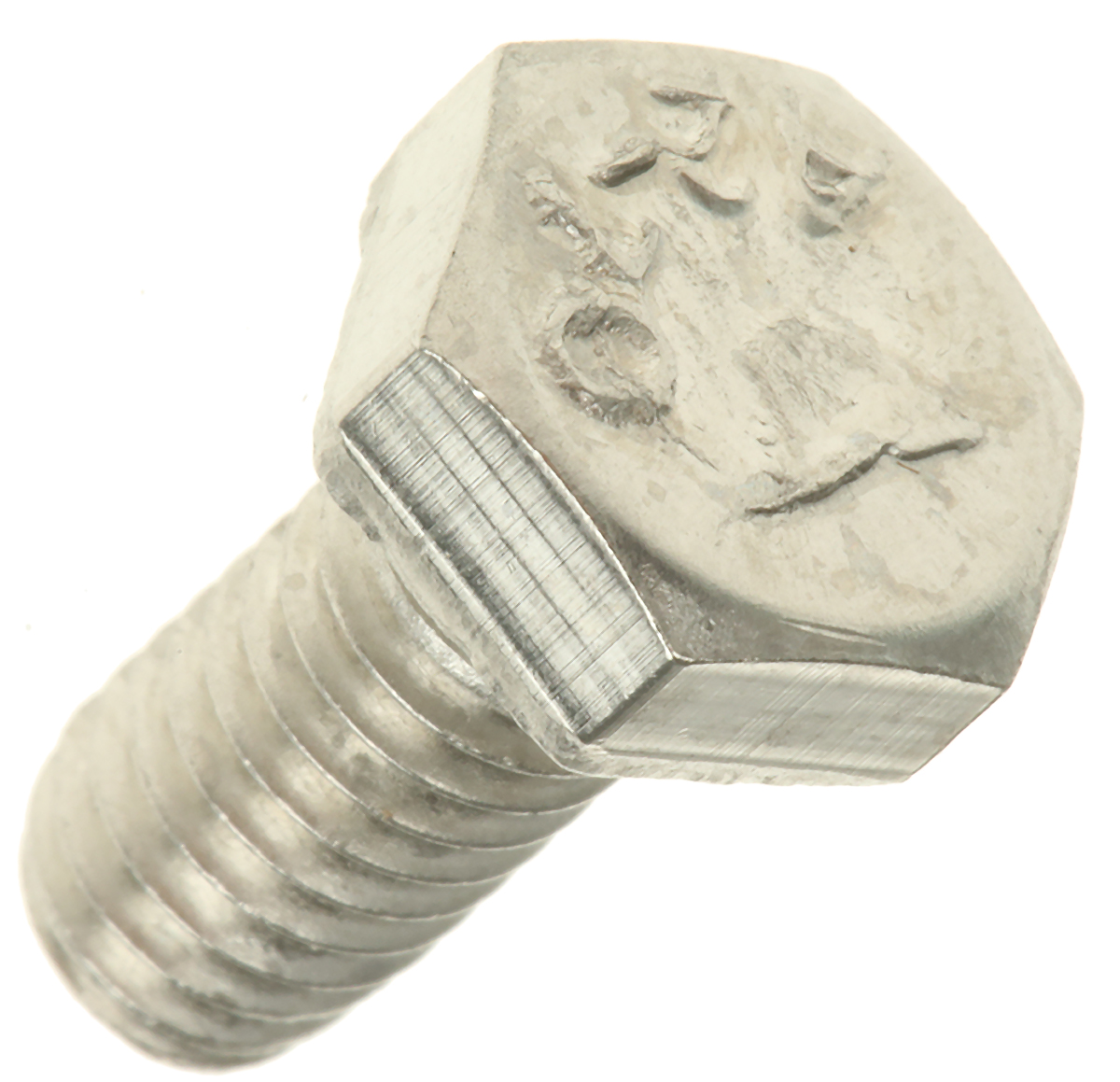 RS PRO Plain Stainless Steel, Hex Bolt, M6 x 12mm