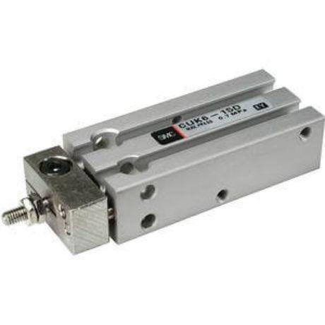 SMC 25 mm Pneumatic Piston Rod Cylinder - CU Series, Double Acting Acting