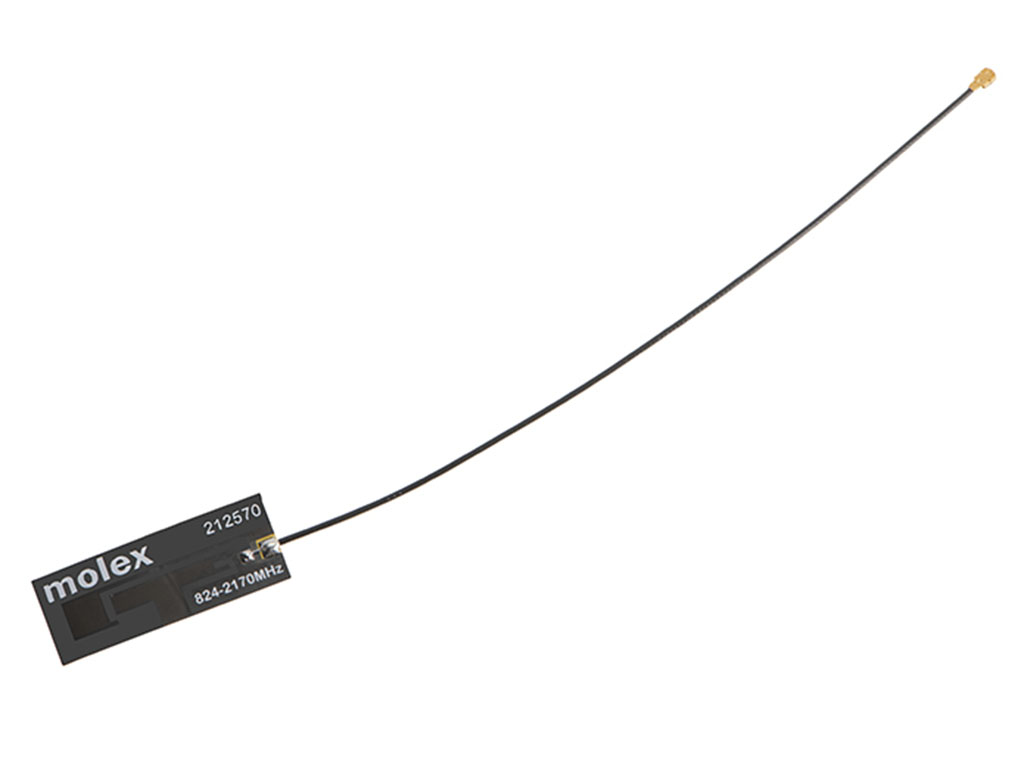 Molex 212570-0200 Square Omnidirectional GSM & GPRS Antenna, 2G (GSM/GPRS), 3G (UTMS), 4G (LTE)