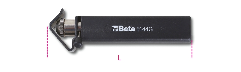 BETA Wire Stripper, 2.8mm Min, 12.0mm Max, 140 mm Overall