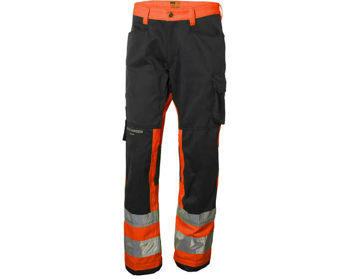 Helly Hansen Alna Yellow, Black, Green, White Hi Vis Work Trouser Durability 33 in 33 in