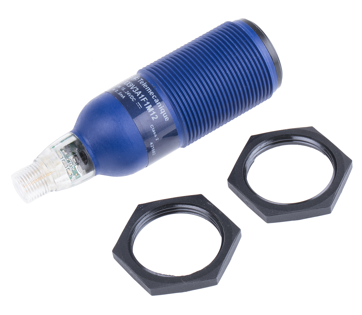 Telemecanique Sensors Ultrasonic Threaded Barrel Proximity Sensor, M18, 500 mm Detection, PNP NO, 12 → 24 V dc