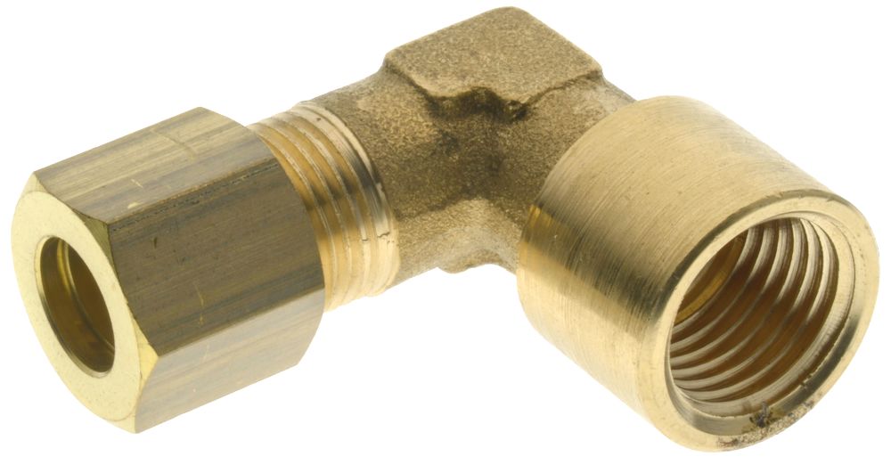 RS PRO Threaded Fitting, Elbow Threaded Adapter, Female Metric M14 to Female BSPP 1/8in