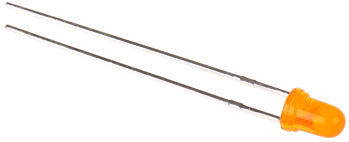 Kingbright2.5 V Red LED 3mm Through Hole, L-132XSED-E