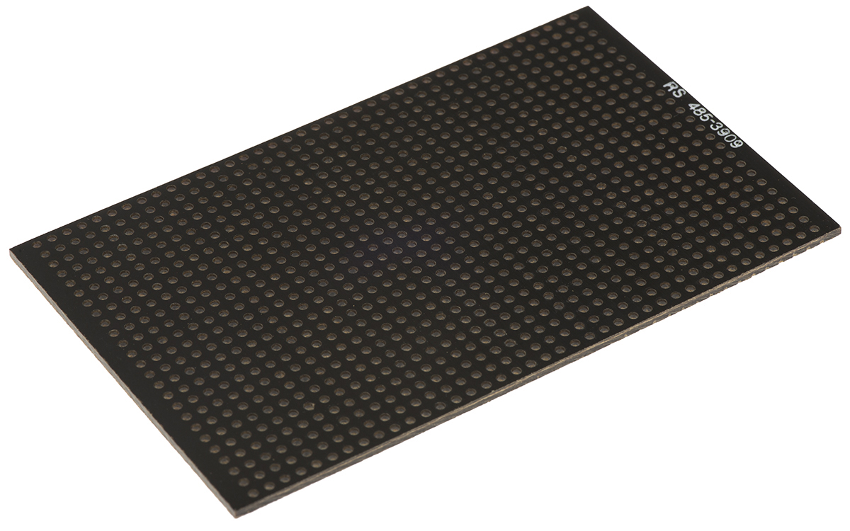 Vero Technologies Matrix Board FR2 With 39 x 25 1.3mm Holes, 2.54 x 2.54mm Pitch, 104 x 65 x 1.6mm