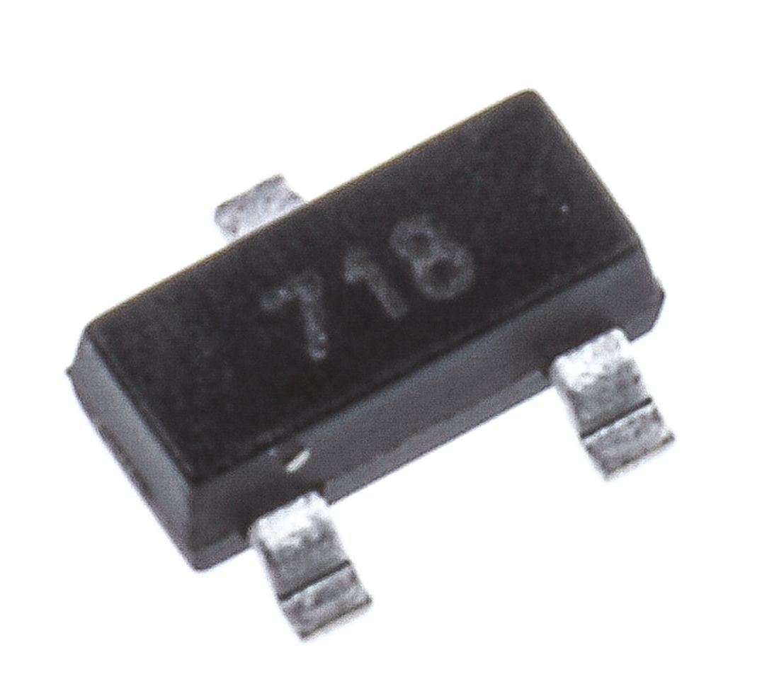 Diodes Inc FMMT718TA PNP Transistor, -1.5 A, -20 V, 3-Pin SOT-23