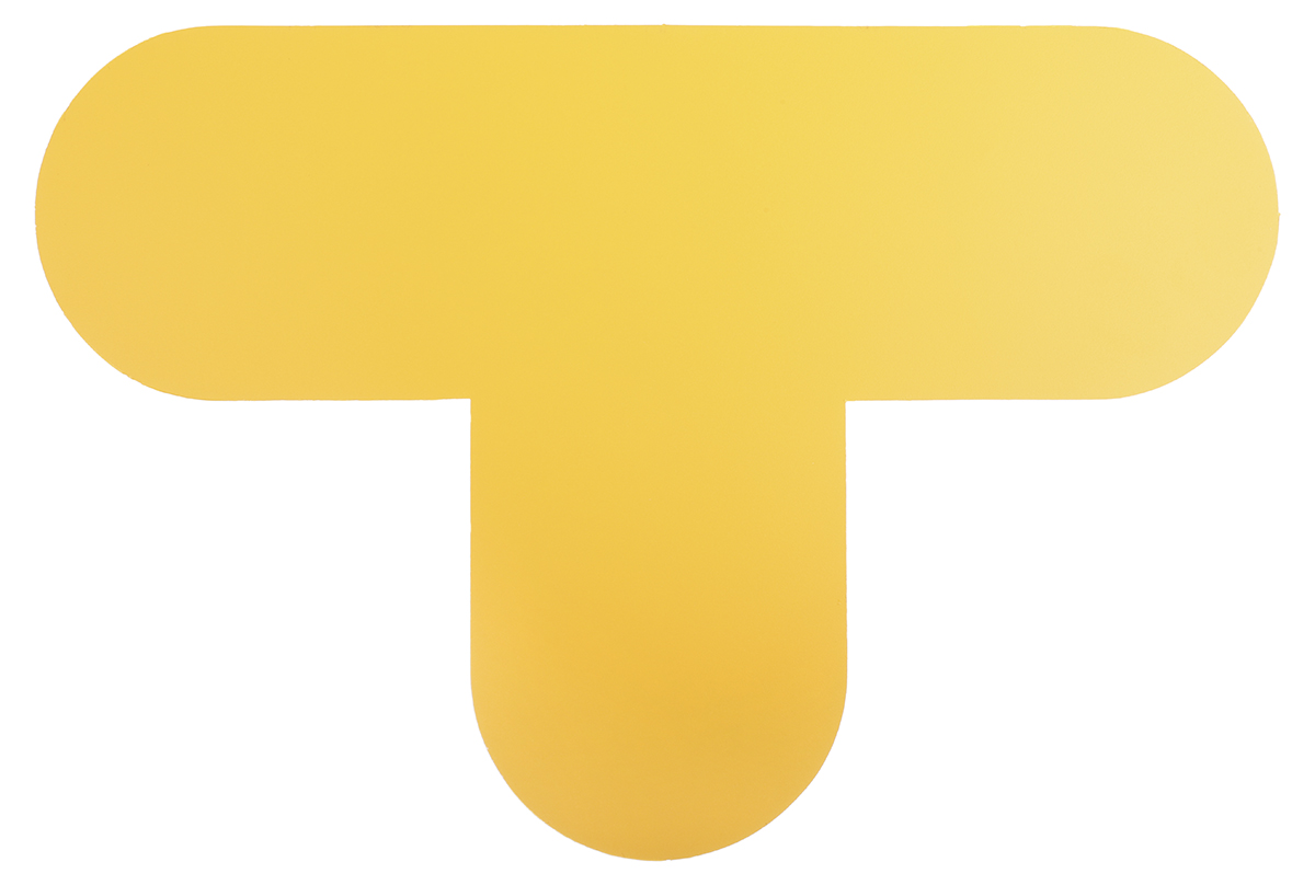 RS PRO Self-Adhesive General Hazard Hazard Warning Sign