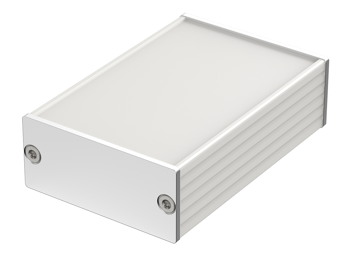 Bopla Filotec (Set) Series Aluminum (Anodized) Aluminium Enclosure, IP40, Aluminum (anodized) Lid, 80 x 55.3 x 24.4mm
