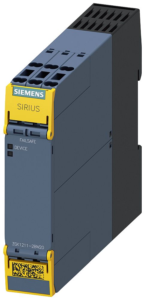 Siemens SIRIUS 3SK1 1 Auxiliary Contacts Safety Relay 110 → 240V ac/dc, Dual-Channel 4 Safety Contacts