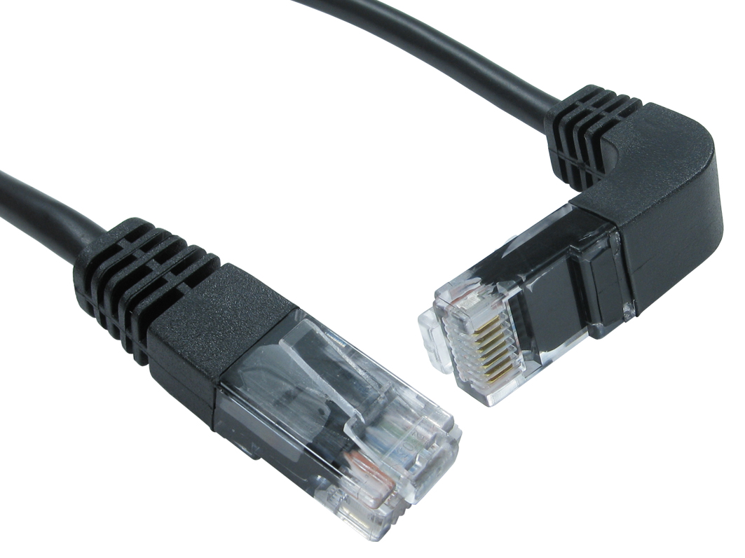 RS PRO, 3m Cat5e, Black RJ45 to Male RJ45 Male, UTP Unshielded, Terminated PVC Sheath