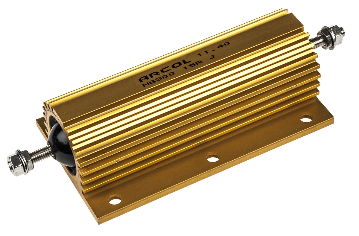 Arcol, 15Ω 300W Wire Wound Chassis Mount Resistor HS300 15R J ±5%