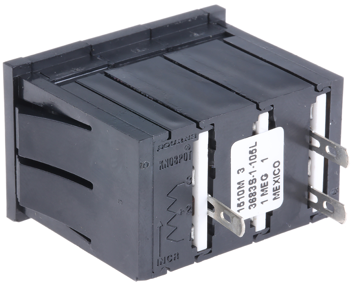 Bourns 3680 1MΩ Digital Display Precision Potentiometer 10-Turns 2-Gang Panel Mount, 3683S-1-105L