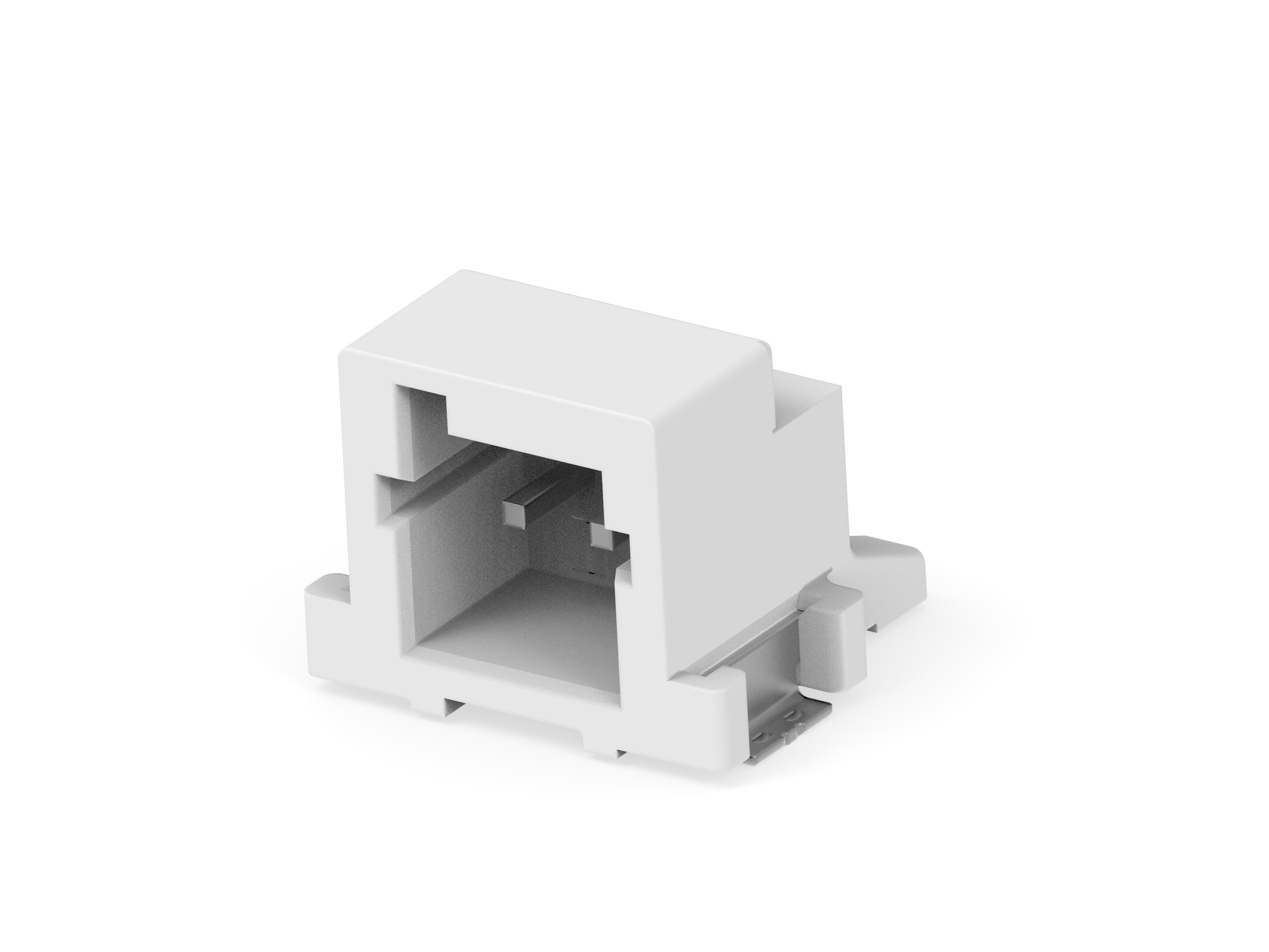 TE Connectivity SGI2.0 Series Right Angle Board PCB Header, 2 Contact(s), 2 mm Pitch, 1 Row, Shrouded