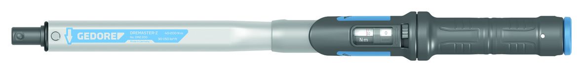 Gedore DMZ 750 Mechanical Torque Wrench, 150 → 750Nm, Square Drive, 22mm Insert