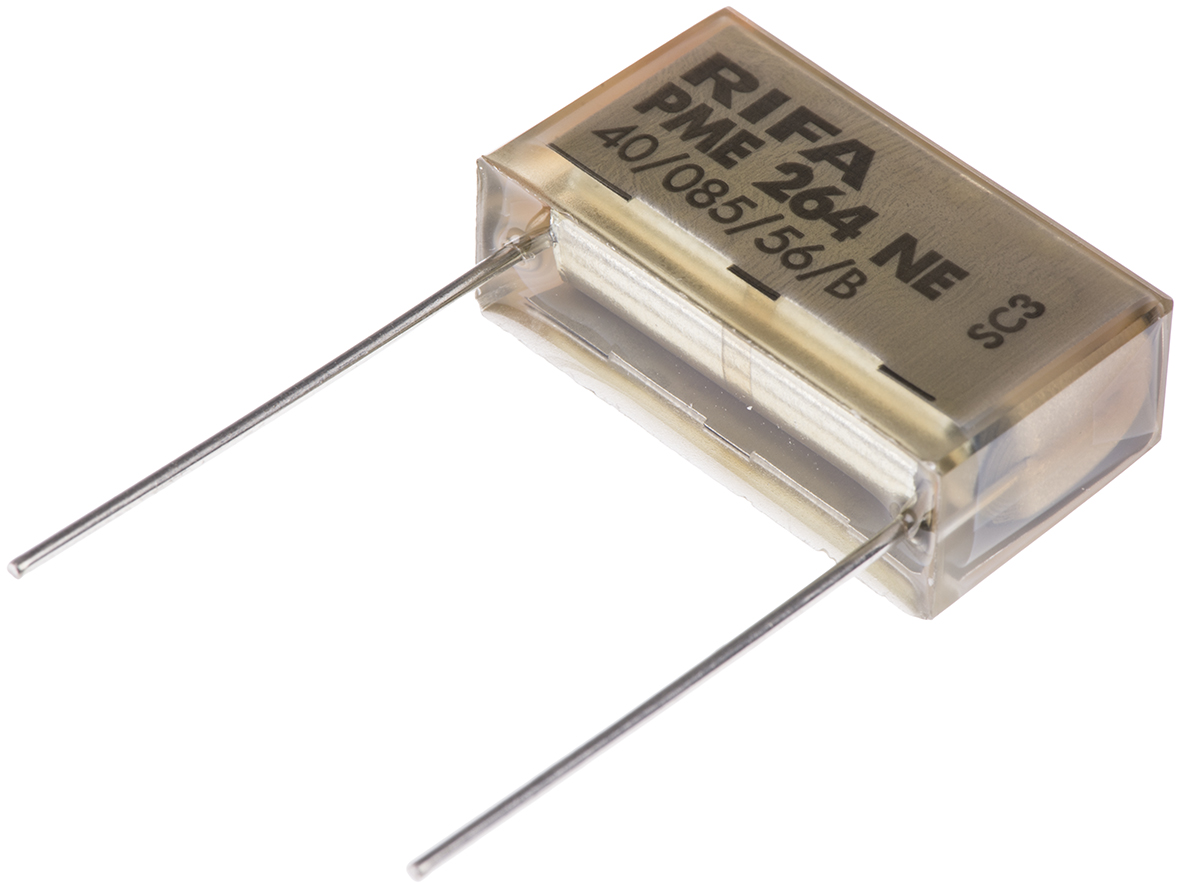 KEMET PME261 Paper Capacitor, 660 V ac, 1500V dc, ±20%, 47nF, Through Hole