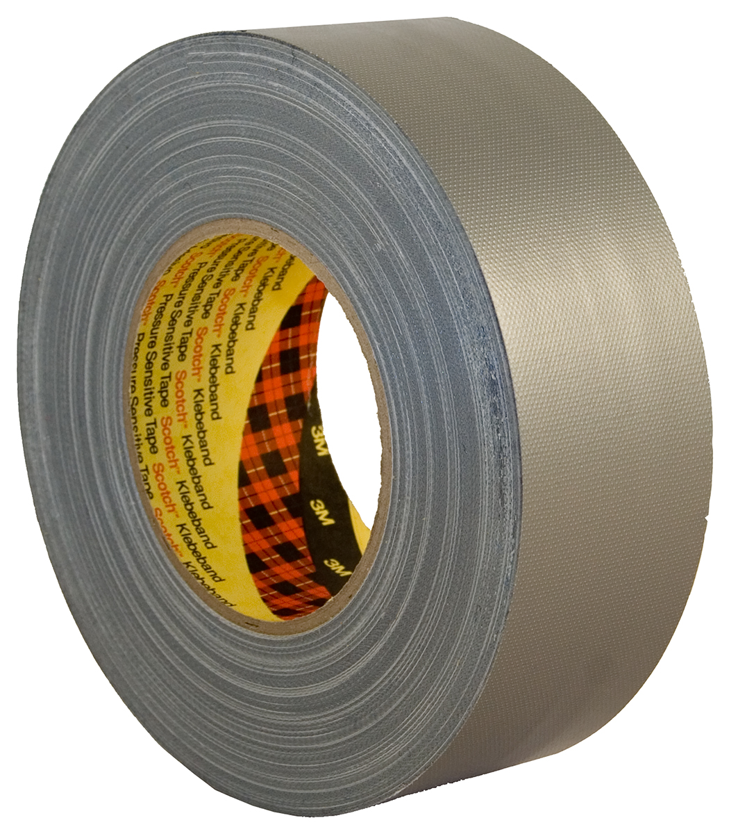 3M Scotch 389 Duct Tape, 50m x 38mm, Silver, PE Coated Finish