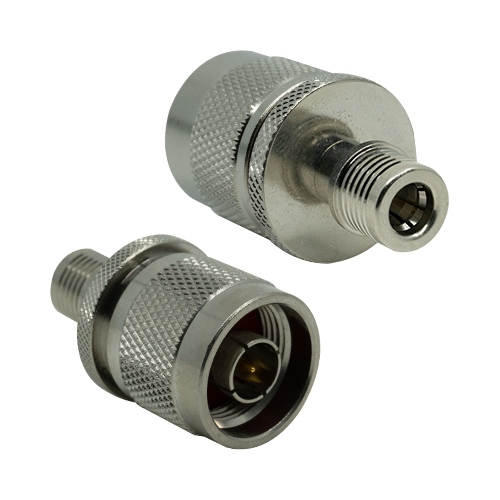 Siretta Straight Coaxial Adapter QMA Plug to N Plug Plug
