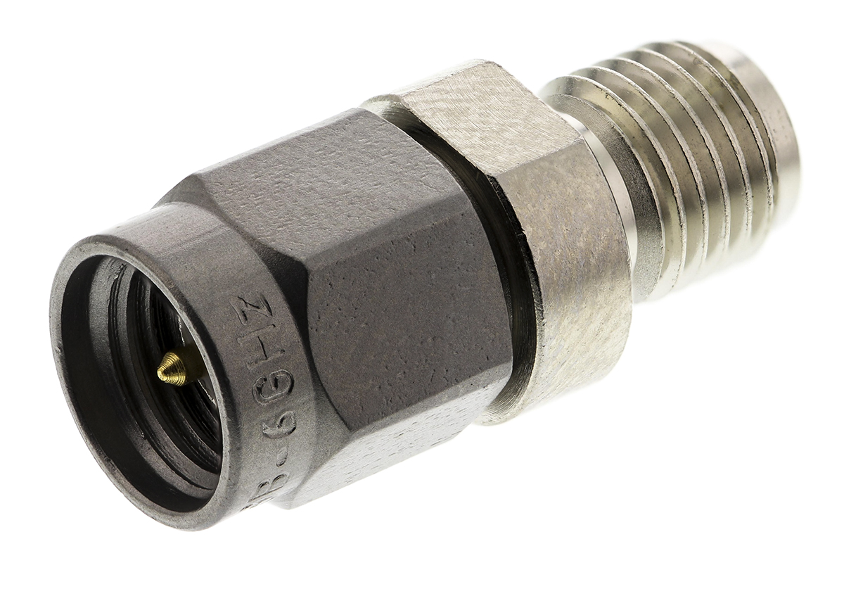 Radiall 50Ω RF Attenuator Straight SMA Connector SMA Plug to Socket 3dB, Operating Frequency 6GHz