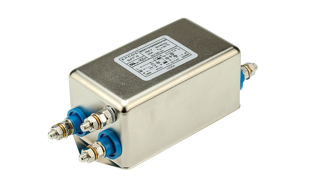 EPCOS, B84112G 25A 250 V ac/dc 50 → 60Hz, Chassis Mount EMC Filter, Screw, Single Phase