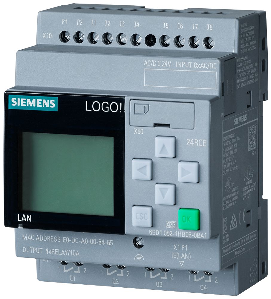 Siemens SIPLUS LOGO Series Logic Module for Use with SIPLUS LOGO, Relay Output, 8-Input, Digital Input