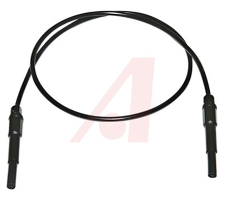 Mueller Electric Test lead, 20A, 1kV, Black, 300mm Lead Length